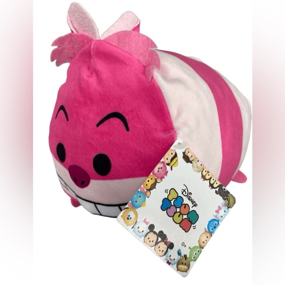 Disney Tsum Tsum Cheshire Cat 7” Plush Alice in Wonderland - Picture 1 of 4